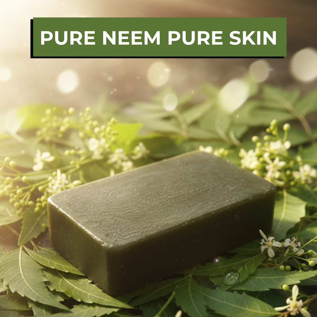 Ayurvedic Jeevanam Anti-Acne & Clear Skin Neem Soap For Face & Body