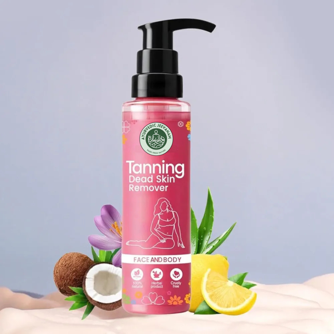 Ayurvedic Jeevanam Dead Skin & Tan Removal Rose Body Wash For Men and Women
