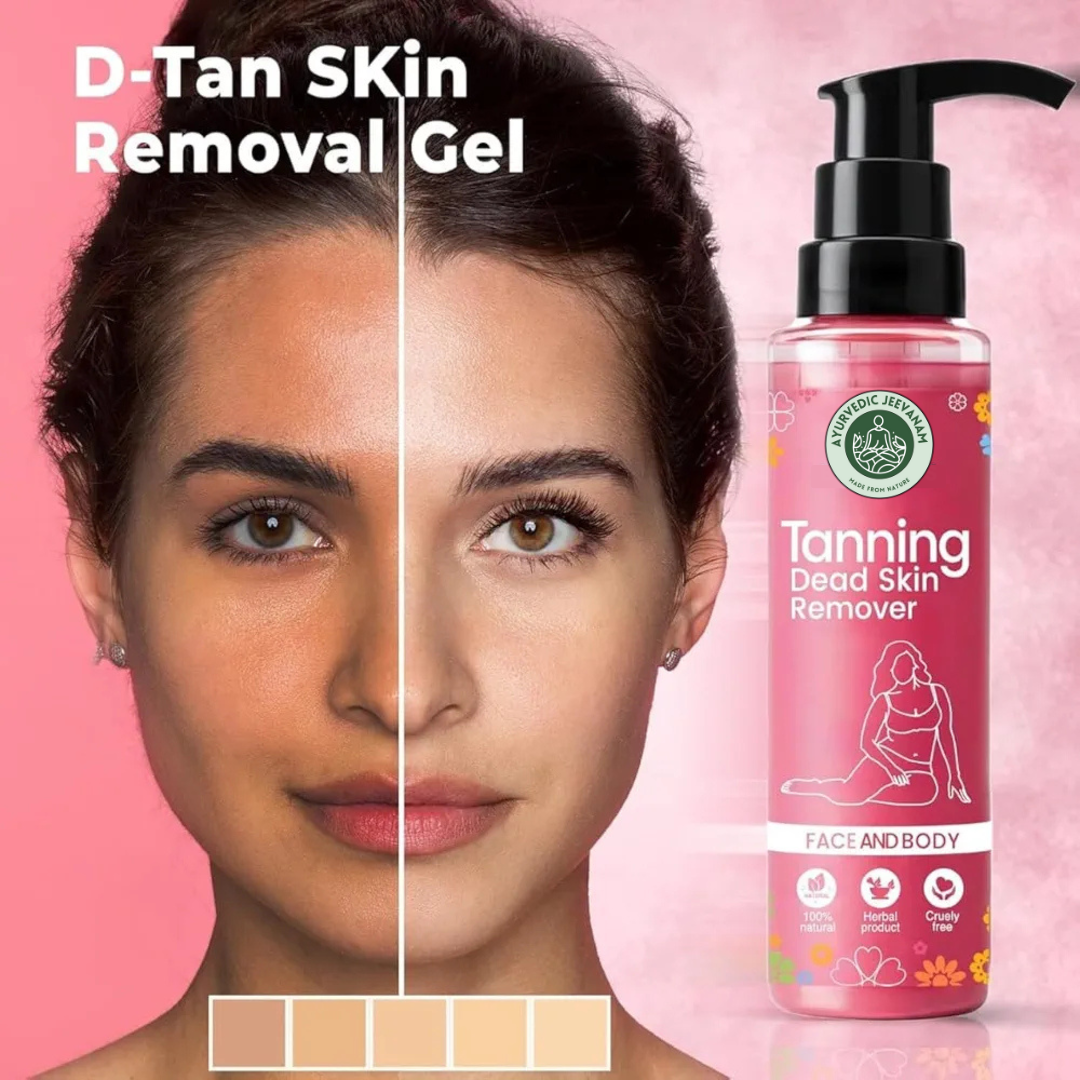 Ayurvedic Jeevanam Dead Skin & Tan Removal Rose Body Wash For Men and Women