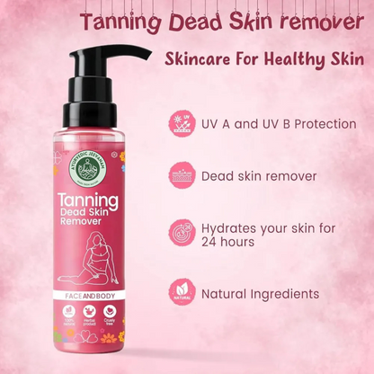 Ayurvedic Jeevanam Dead Skin & Tan Removal Rose Body Wash For Men and Women