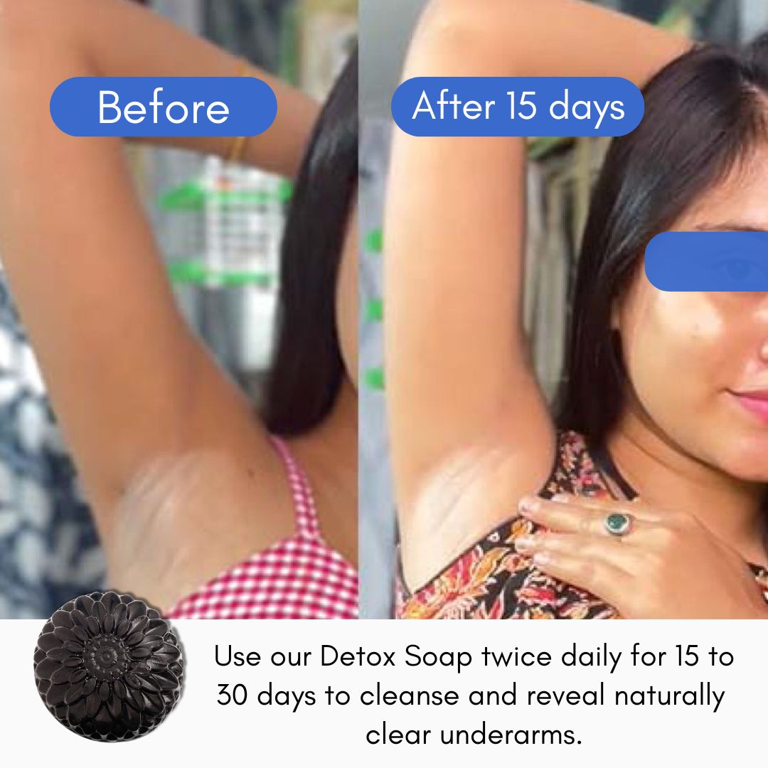 Ayurvedic Jeevanam Black Detox Charcoal Soap for Face & Body